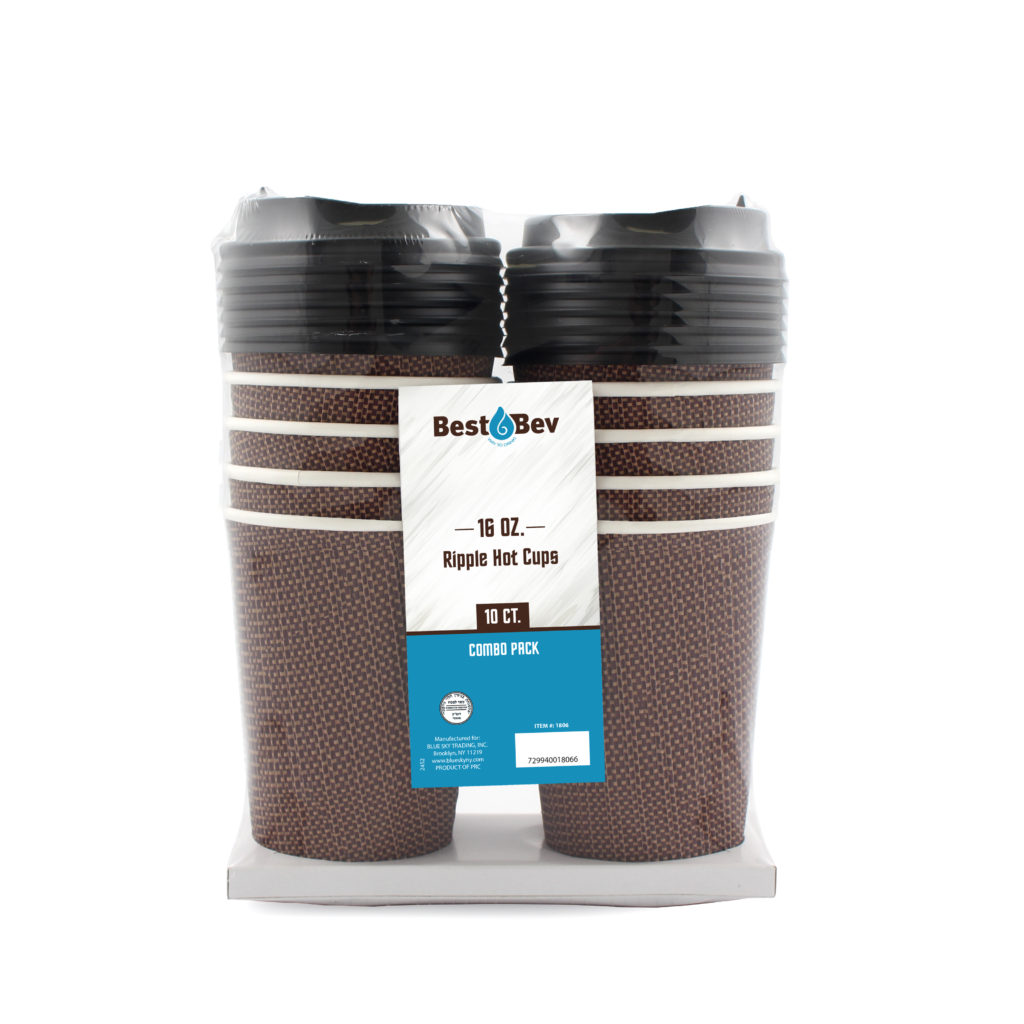 16oz Ripple Cups Bown Combo (10 Count) - Image 2