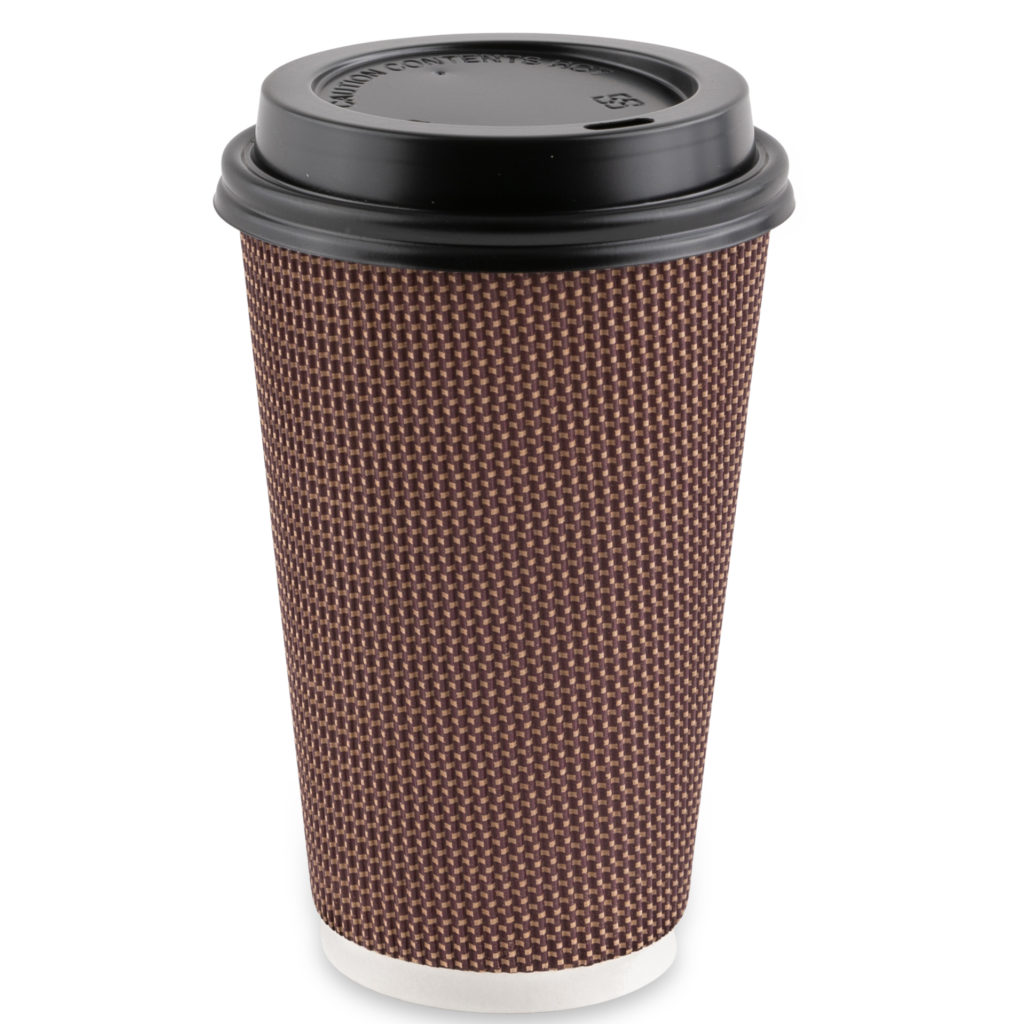 16oz Ripple Cups Brown Family Pack (40 Count)