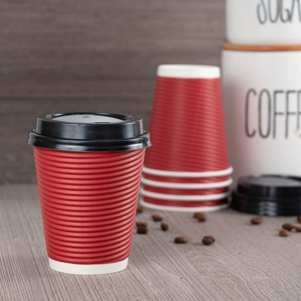 12oz Ripple Cups Burgundy (14 Count) - Image 3