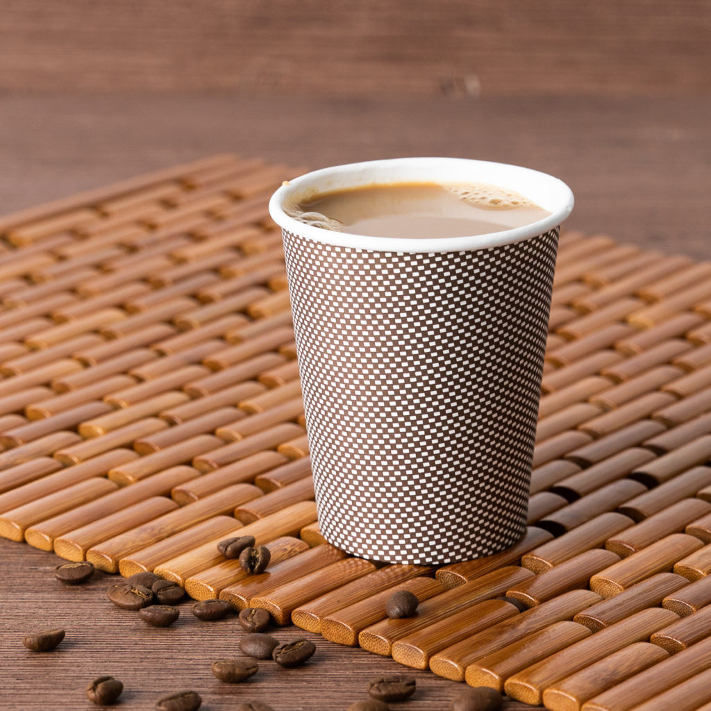 10oz Brown Grid Cups (32 Count) - Image 3