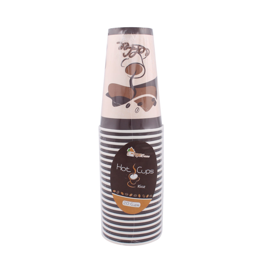 16oz Hot Cups (20 Count) - Image 2