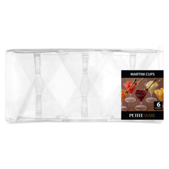 Alternative view of MiniWare Clear Martini Cup 2.5 oz