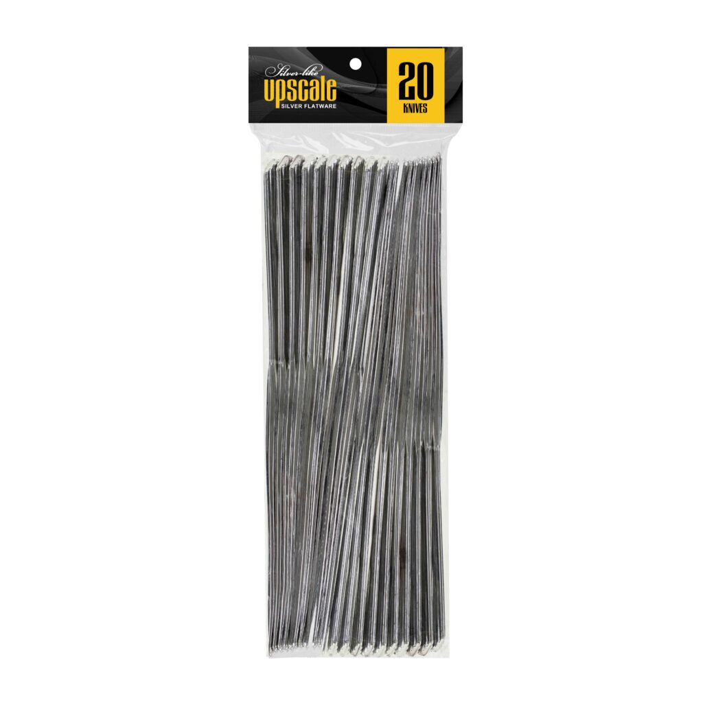 Upscale Collection, Silver Knives (20 Count)