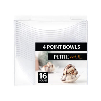 Alternative view of MiniWare 4 Point Bowls 2.5 oz