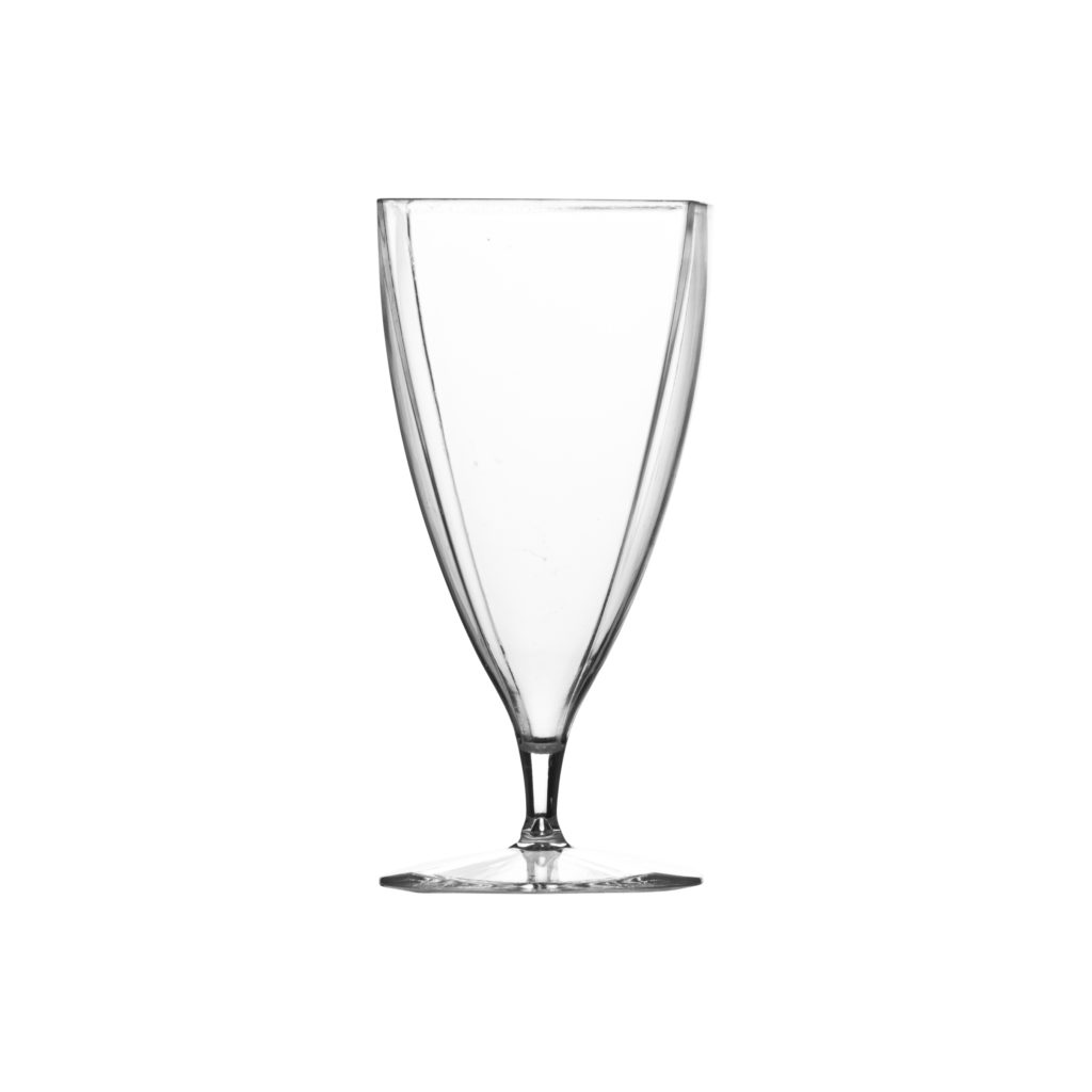 MiniWare Square Clear Cup On Stem 2.5 oz