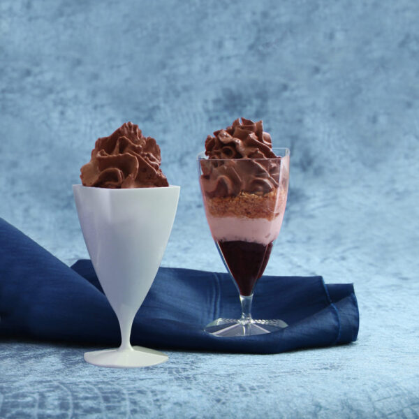 Alternative view of MiniWare Square Clear Cup On Stem 2.5 oz