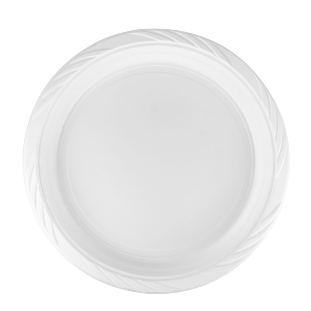 Dinner Collection White 10" Dinner Plates (100 Count) - Image 2