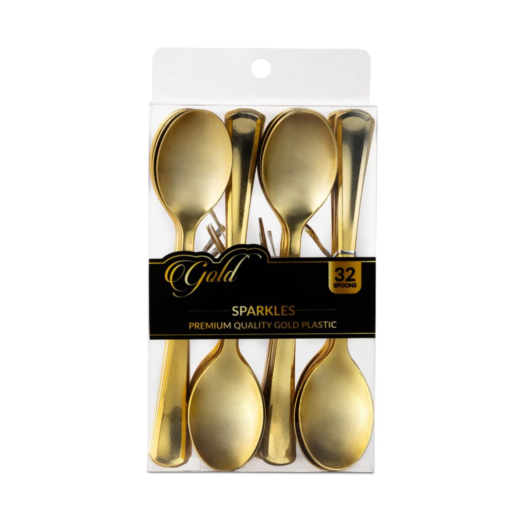 Sparkles Collection Gold Flatware - Image 5