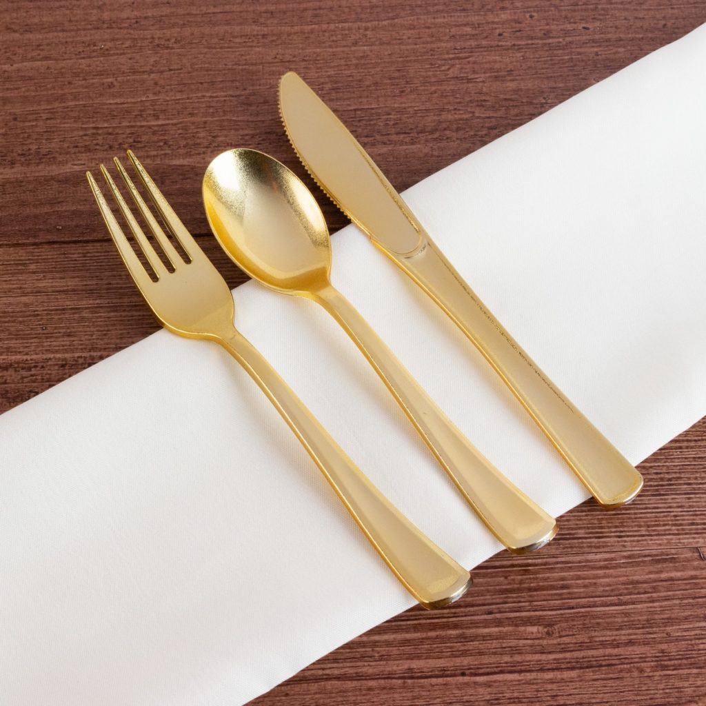 Sparkles Collection Gold Flatware - Image 2