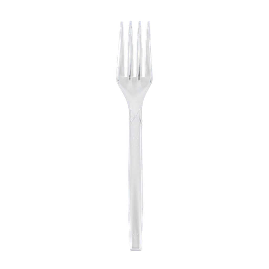 Basic Cutlery Collection, Clear Forks Medium Weight (50 Count) - Image 2