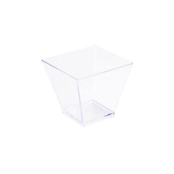 MiniWare Clear 2oz Square Bowl