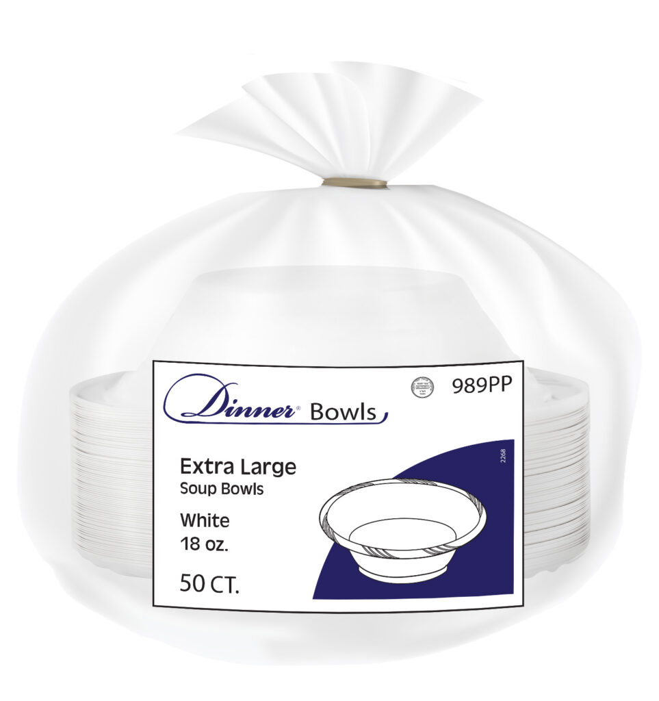 Dinner Collection White 18oz Bowls (50 Count)