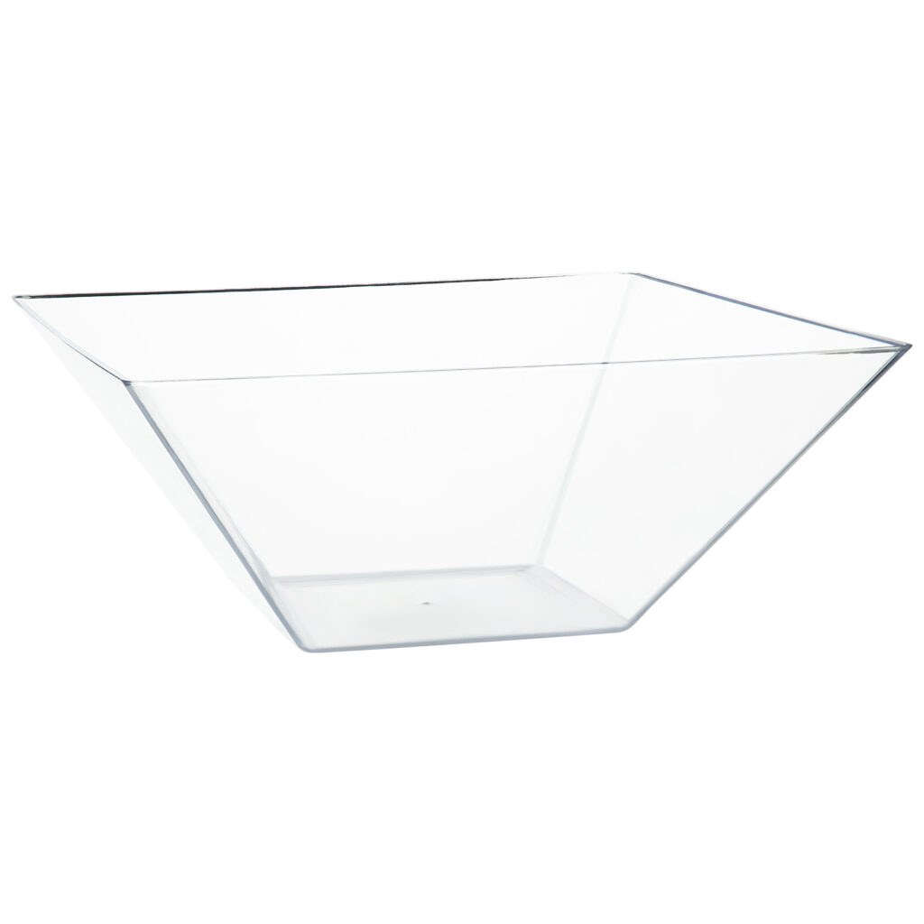 Square Clear Serving Bowl