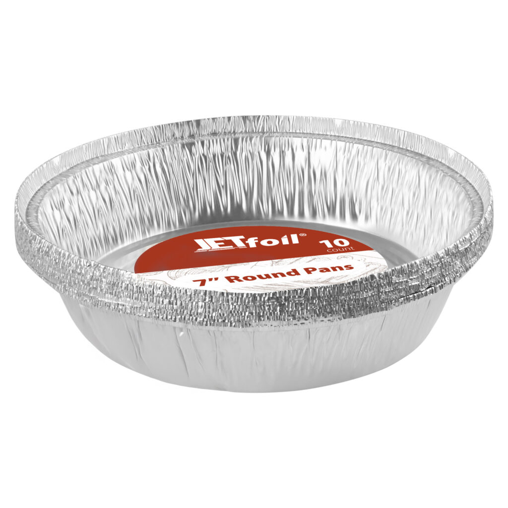 Round 7" Aluminum Pans (10 Count)