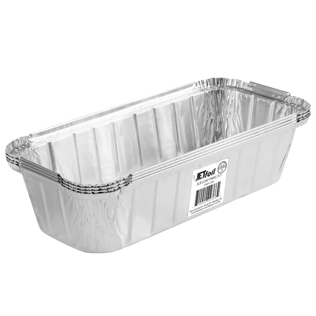 Loaf 3 Lb. Aluminum Pans (4 Count)