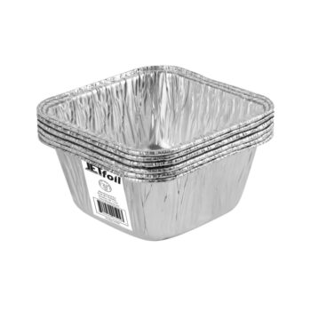 Square 4.25" Aluminum Pans