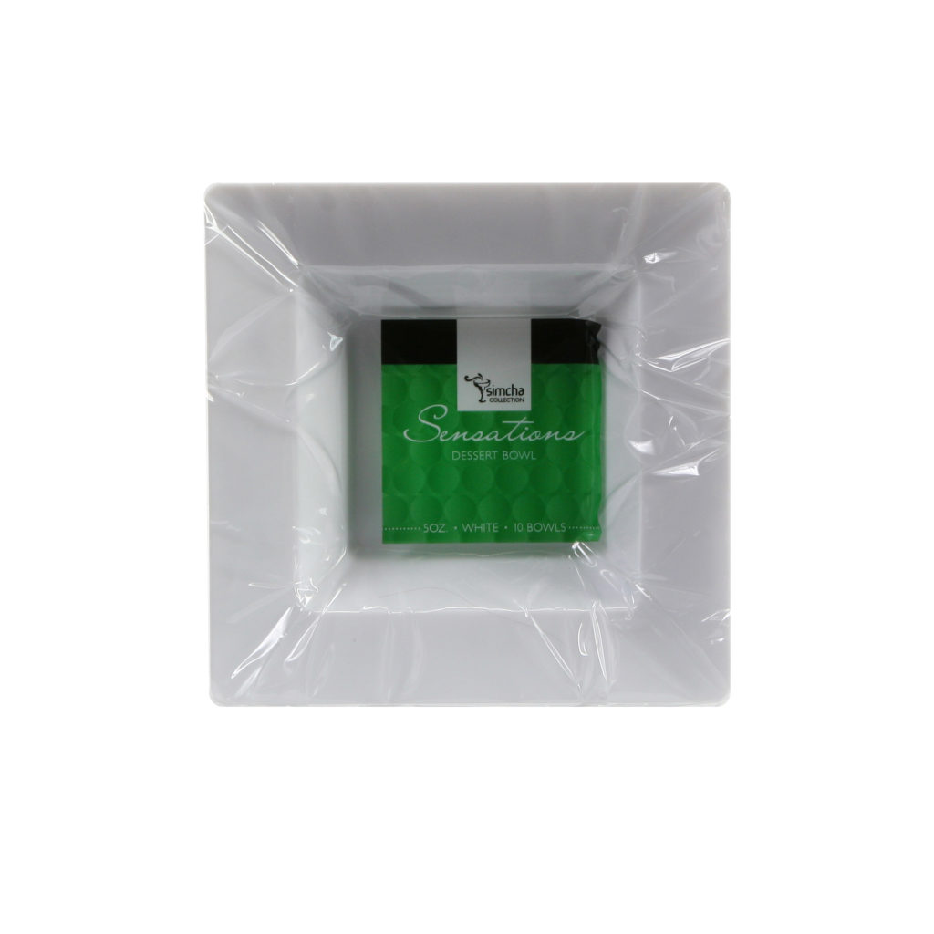 Splendid Collection White Square 5oz Bowls (10 Count)