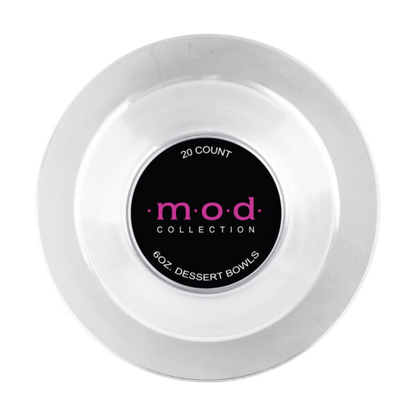 Mod Round Collection 6oz Clear Bowls (20 Count)