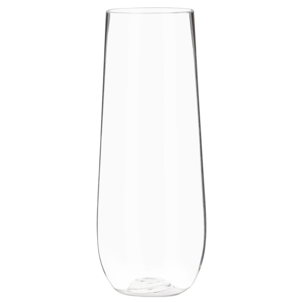 Clear Elegant Stemless Dsposable Plastc Wne Glasses Weddng Party