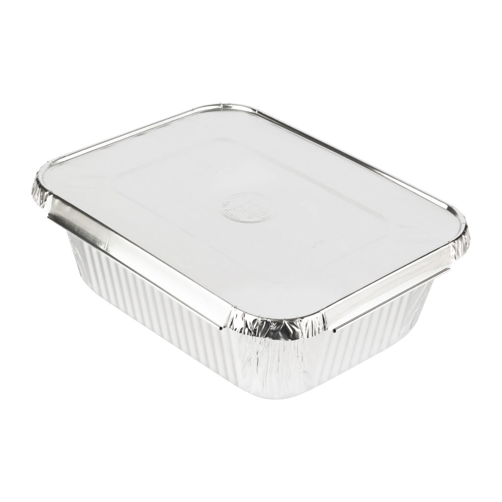 5lb. Oblong Foil Lids - Image 2