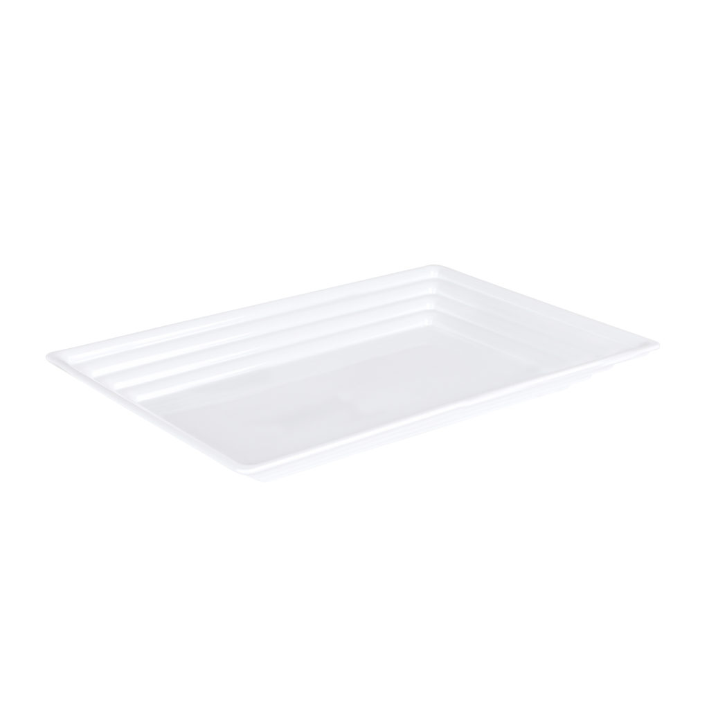 Leveled Rectangle Tray White 9x13 (1 Count)