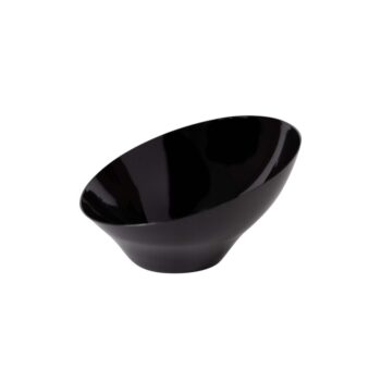 Angled Bowls Small Black 6 Oz. (8 Count)