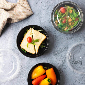 Alternative view of Bento 16oz Round Lunch Boxes