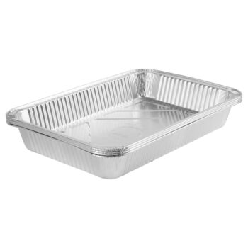 Oblong 4 lb. Aluminum Container