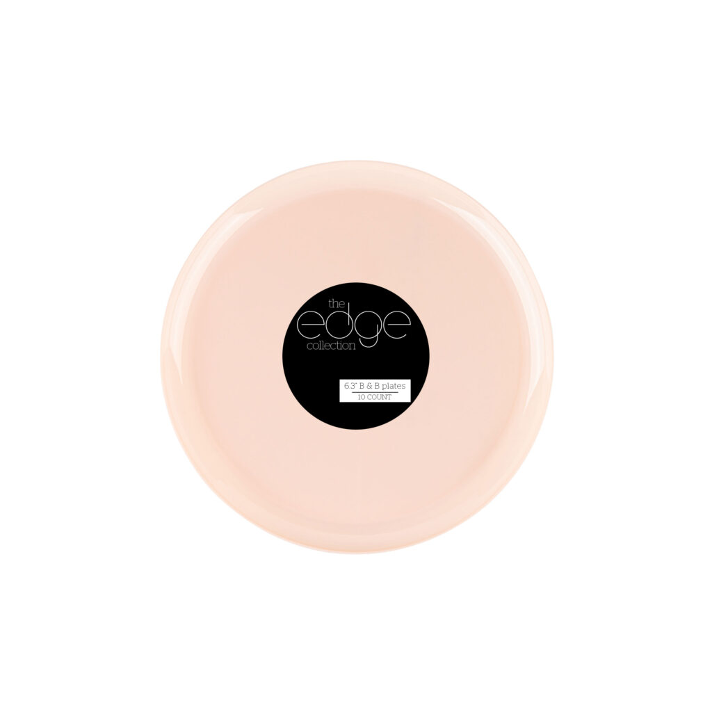 Edge 6.3" Plates Pink (10 Count)