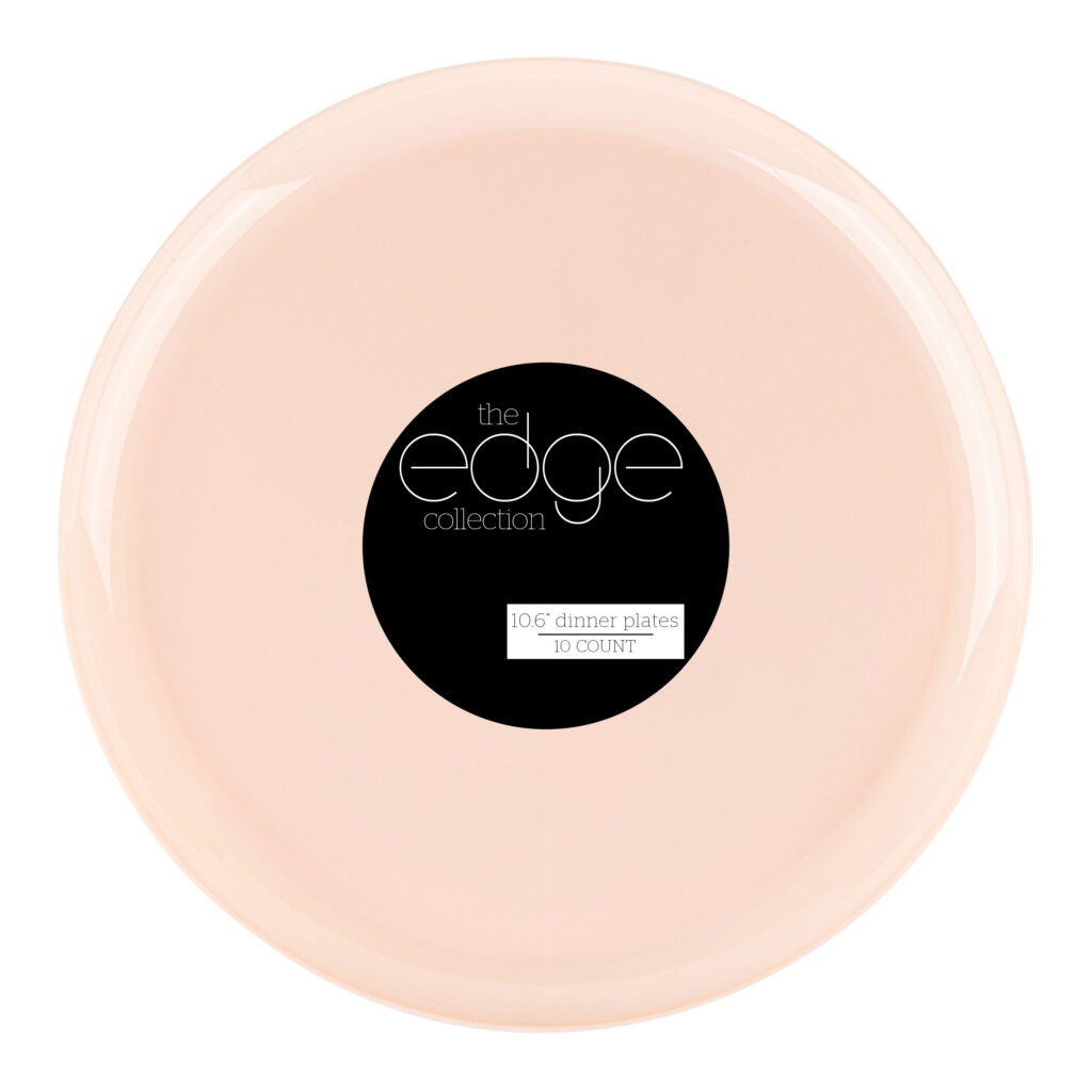 Edge 10.6" Plates Pink (10 Count)
