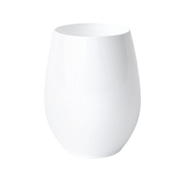 Stemless Goblets 12 oz White