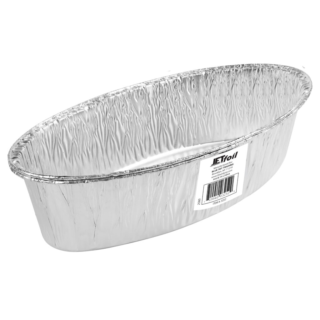 Oval XL - Challah Aluminum Pans (2 Count)