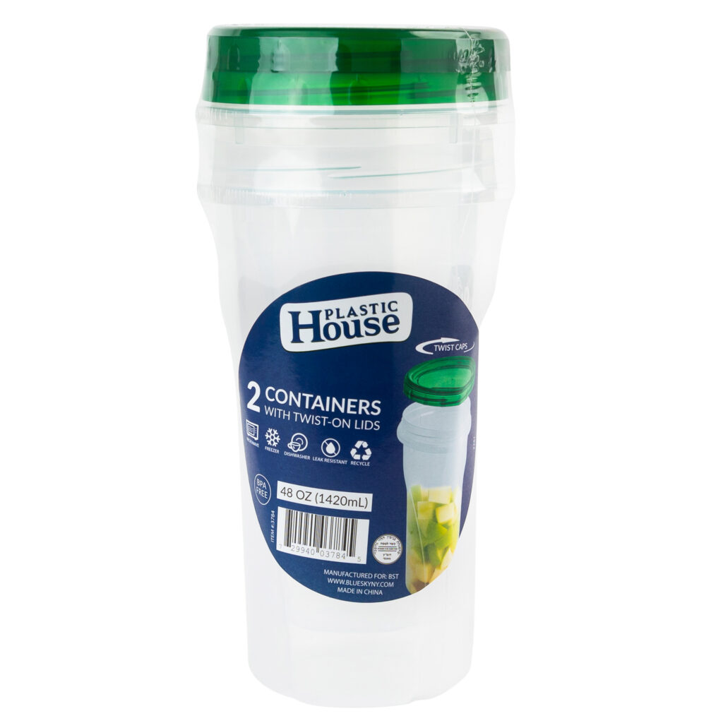 Twist-Cap Container 48oz Green (2 count)