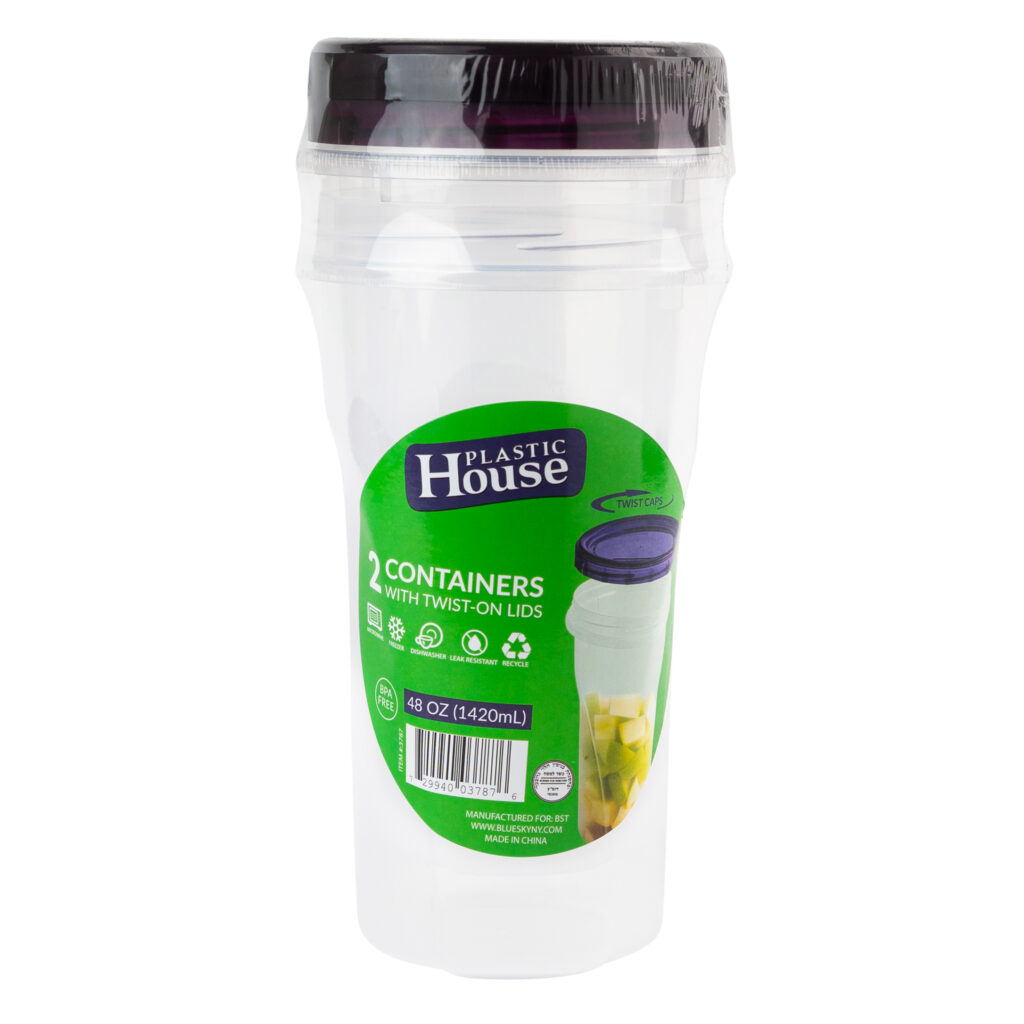 Twist-Cap Container 48oz Purple (2 count)