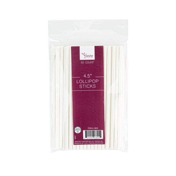 Lollipop Sticks 4.5" (50 Count)