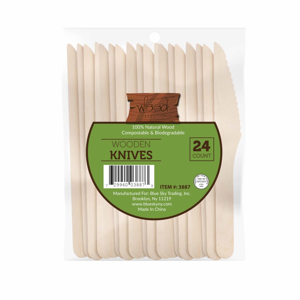 Wooden Cutlery Knives (24 Count)