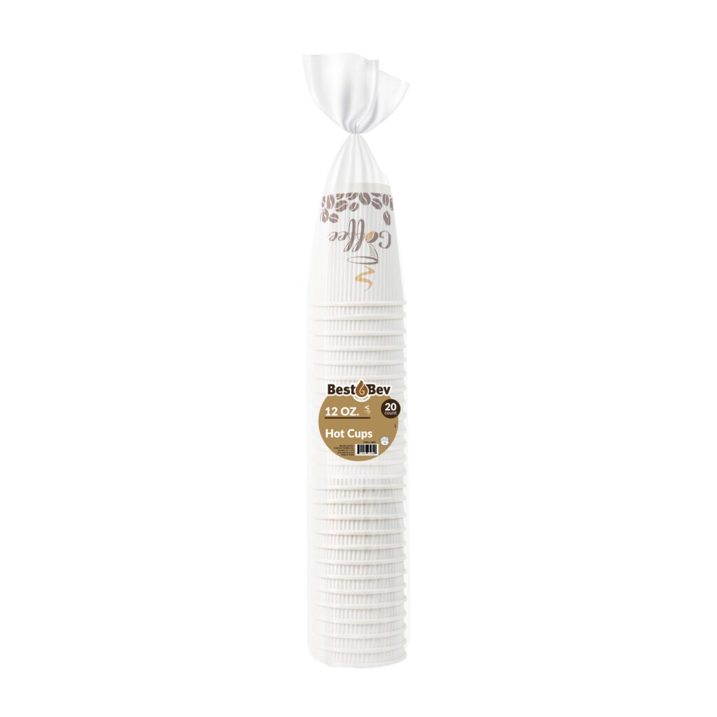12oz Ripple Hot Cups Coffee Print (20 Count) - Image 3
