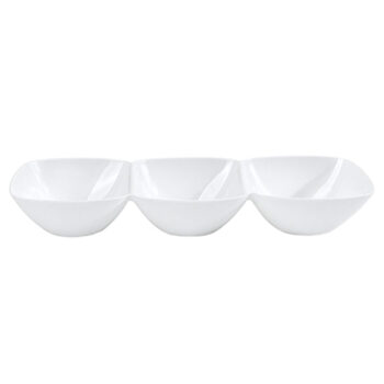 PetiteWare 3 Section Bowls White