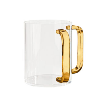 Acrylic Wash Cup Gold Handle