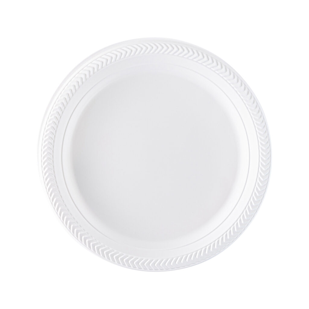 Gourmet Heavy Duty 9" Plates White (100 Count) - Image 2