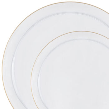 Edge Collection Clear/Gold Rim