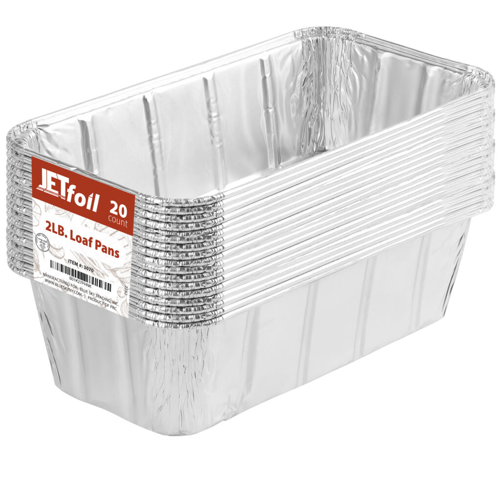 Loaf 2 Lb. Aluminum Pans (20 Count)