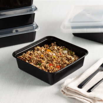 Alternative view of Bento 32oz Square Lunch Boxes (6 Count)