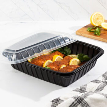 Alternative view of 9" x 13" Plastic Containers and Lids Combo