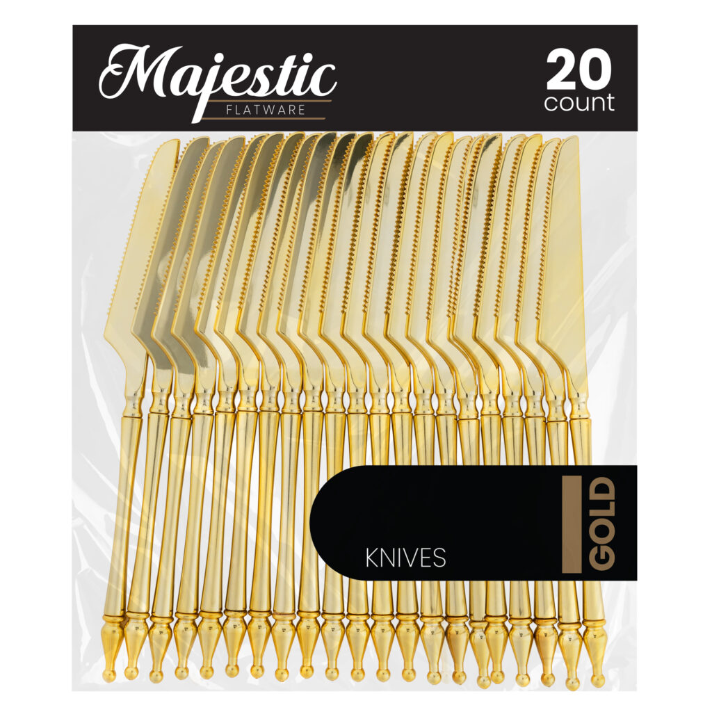 Majestic Gold Knives (20 Count)