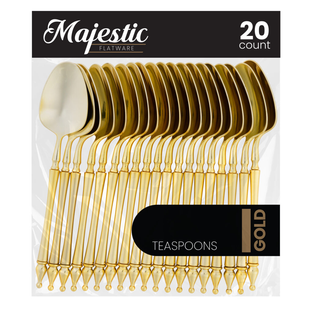 Majestic Gold Teaspoons (20 Count)
