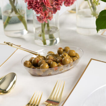 Alternative view of Icicles Clear 7oz Oval Bowls (10 Count)