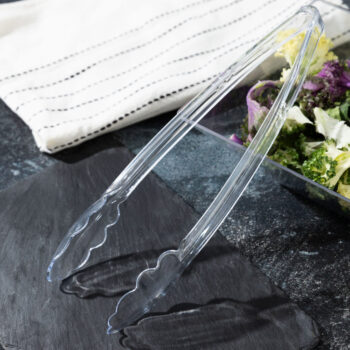 Alternative view of Scalloped Tongs 12" Clear (2 Count)
