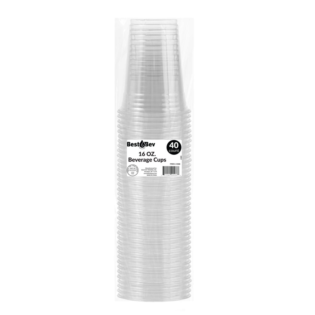 PET Cups 16oz (40 Count)