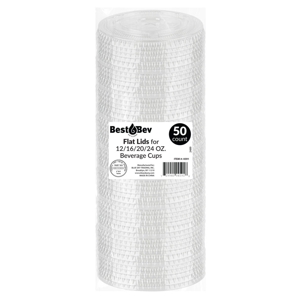 Lids for PET Cups 12oz/16oz/20oz/24oz (50 Count)